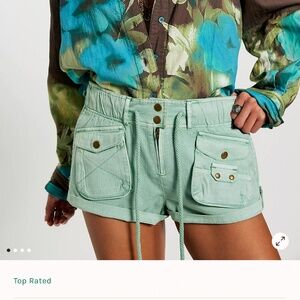 IOS FREE PEOPLE We The Free Waimea Slouchy Solid Shorts